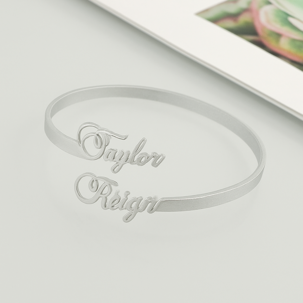 LE LIEN FATAL - Bracelet Ouvert Personnalisable - Amoréa